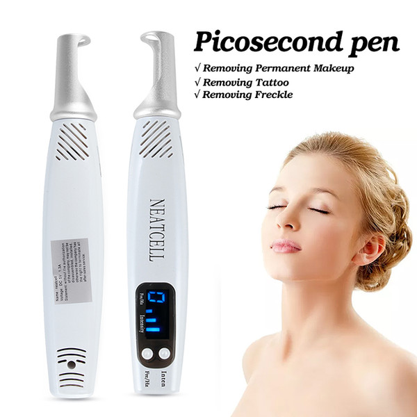 Handheld Mini Neatcell poiniter Laser Picosecond Pen Tattoo Freckle Removal Mole Dark Spot Pigment Acne scars remover Beauty Machine