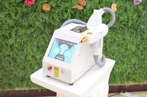 1064nm and 532nm Portable Laser Tattoo Removal Eyebrow Remove machine, Out of Water Sysetem for Tattoo Shop Beauty Salon,with 8inch Screen