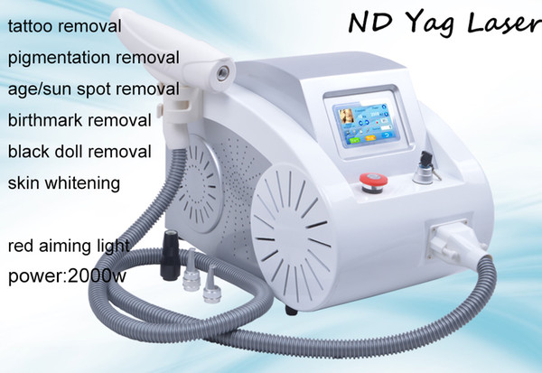 Q switched laser tattoo removal machine 532nm 1064nm 1320nm black doll removal skin whiten laser scar remover yag laser tattoo device