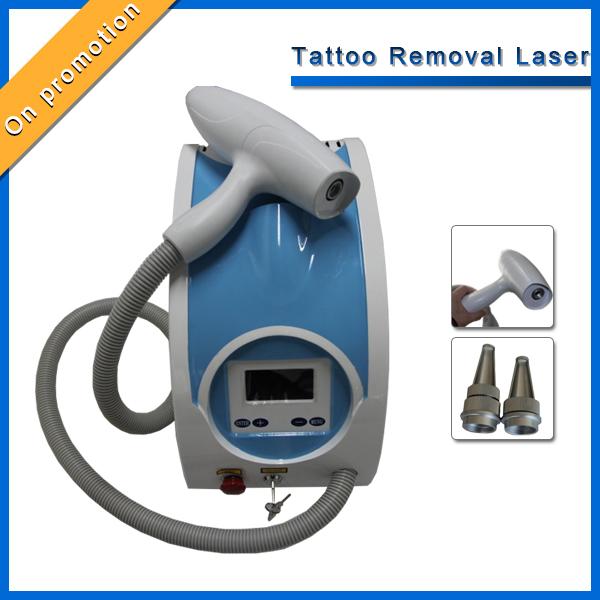 portable mini Q Switched nd yag laser tattoo removal machine 1064nm & 532nm with the lowest price in China