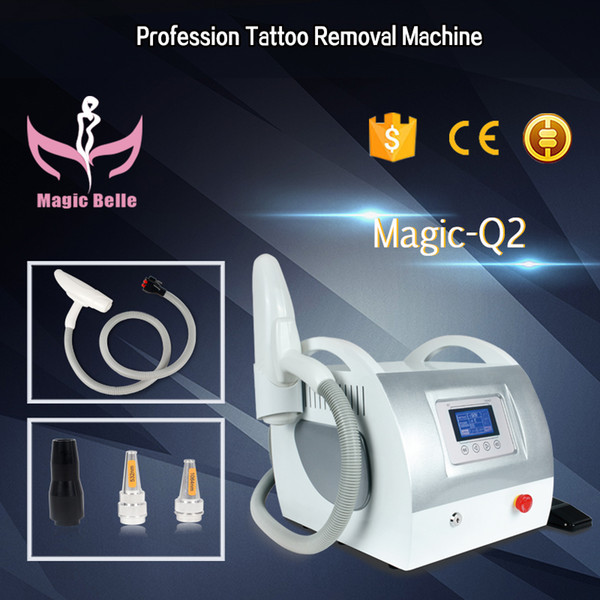 Hot selling whitening and rejuvenation remove age spots, birthmarks, spots ND YAG laser with different wavelength 532 nm,1064 nm