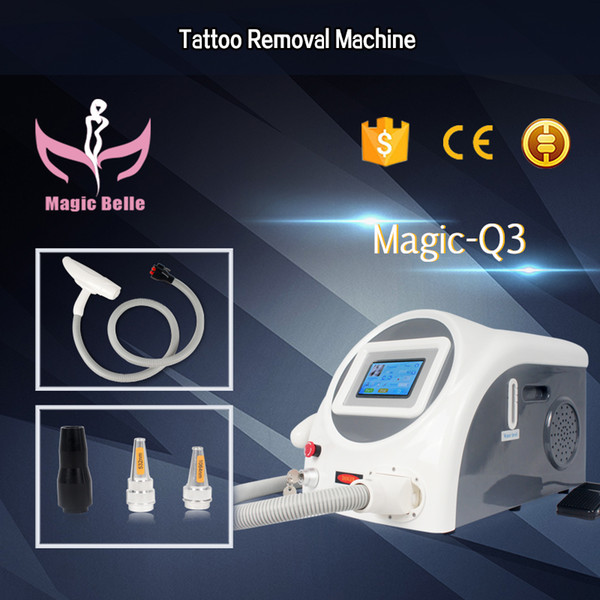 2018 new technology q switch laser remove age spots, birthmarks, spots stubborn spot removel with touch screen