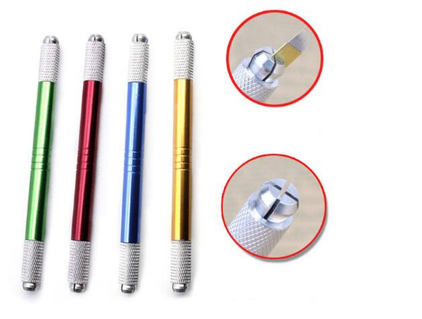 Semi permanent tattoo pen pen: double hand embroider eyebrow pencil eyebrow eyebrow knife fog