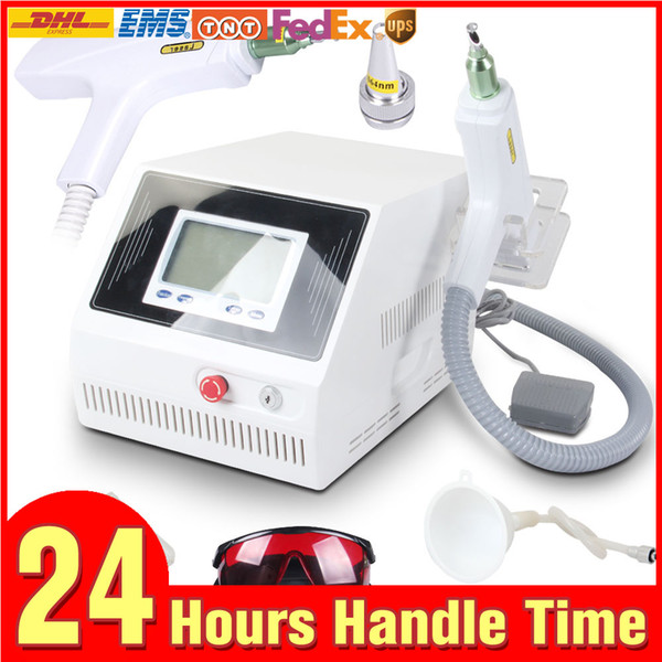 1064nm 532nm Q Switched Nd Yag Laser Tattoo Eyebrow Pigment Removal Machine Power 300W