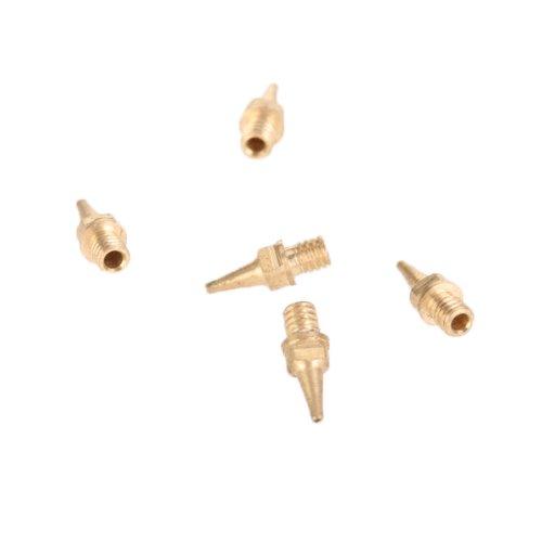 Wholesale-JFYB Hot 5 pcs 0.3mm stainless steel nozzle replacement for airbrush tattoo