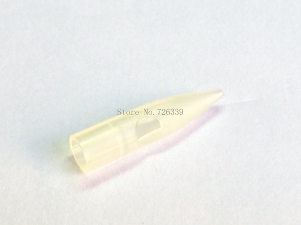 Wholesale-100Pcs 1RL Individually Packed Permanent Makeup Needle Tips Needle Cap For Dragon /Mosaic/ Merlin/ Tattoo Machine GUN