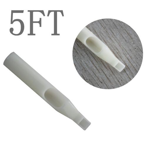 Free Shipping Tattoo Needle Nozzles Tips 5FT Flat Tips 50pcs Disposable Tattoo Plastic Tip For Body&Art