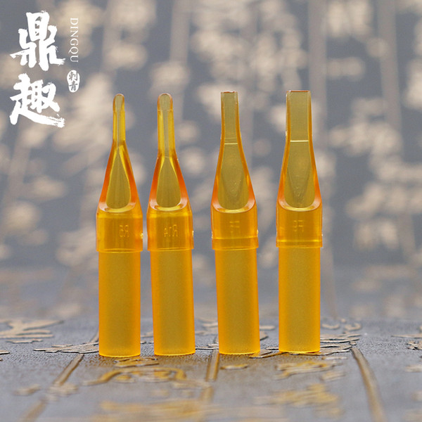 High Quality Tattoo Tips for Tattoo Gun Needle Supply Yellow Disposable Disinfection Tattoo Tip Tool TG3127