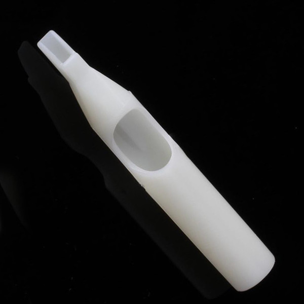 White Color Sterilized Diposable Tattoo Tip FT Sizes Individually Packed Plastic Nozzle Tube For Tattoo Art And Professional Artists