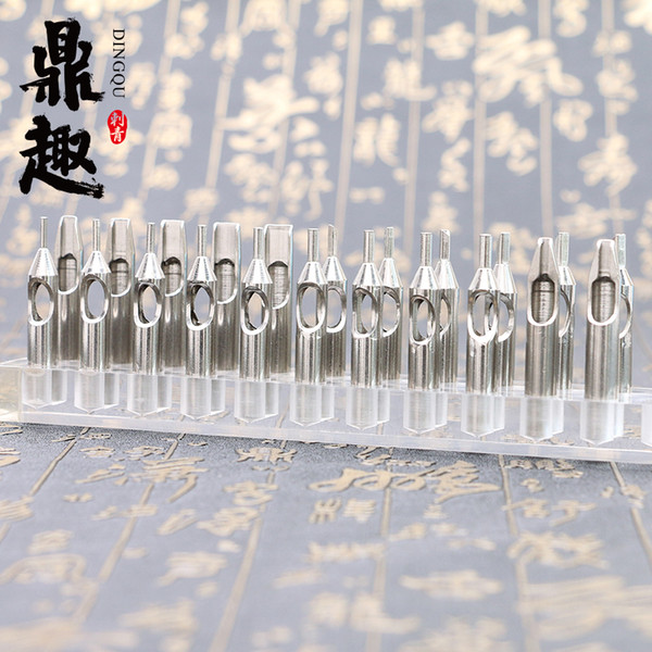 Lastest Fashion Pro Tattoo Supply Stainless Steel Tip Kit Machine Gun Grip Set Nozzle 22Pcs/lot Free ShippingTG3111