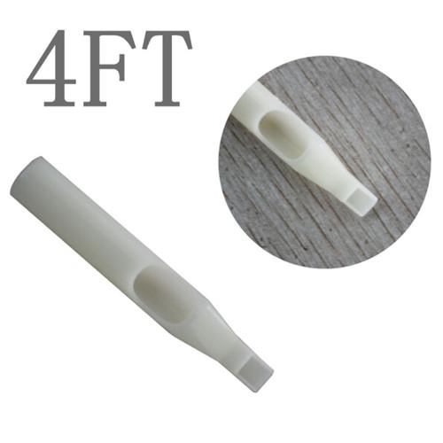 Free Shipping Tattoo Needle Nozzles Tips 4FT Flat Tips 50pcs Disposable Tattoo Plastic Tip For Body&Art