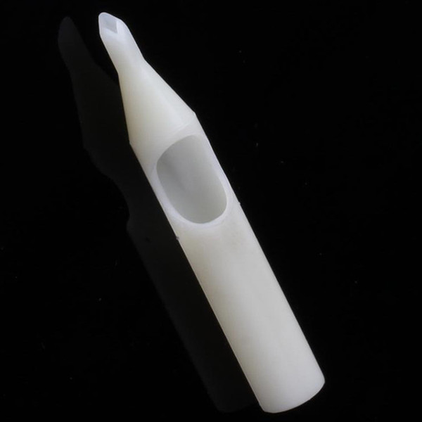 White Color Sterilized Diposable Tattoo Tip DT Sizes Individually Packed Plastic Nozzle Tube For Tattoo Art And Professional Artists