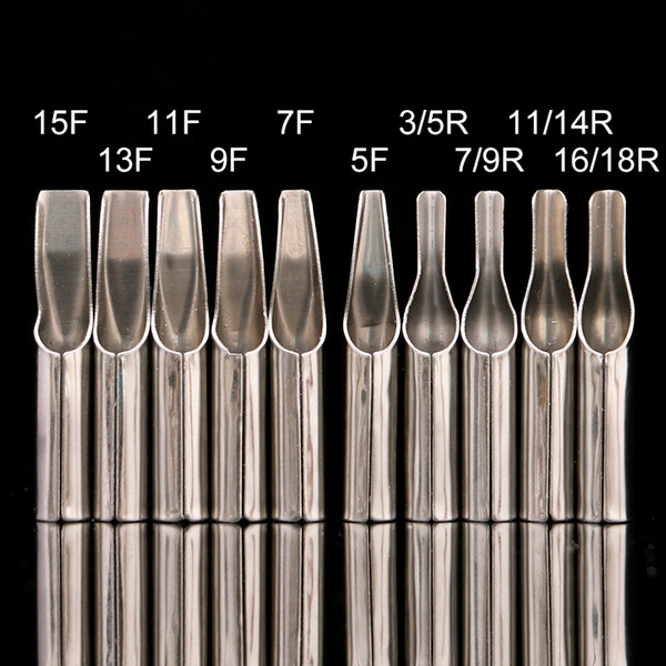 New Type Tattoo Tips 1 set/lot Stainless Steel Tip Kit 10pcs/set Tattoo Accessories TG3130