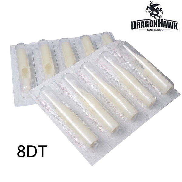 50 pcs Disposable Tattoo tips Plastic Tattoo Tube Tips WT008-1-8DT