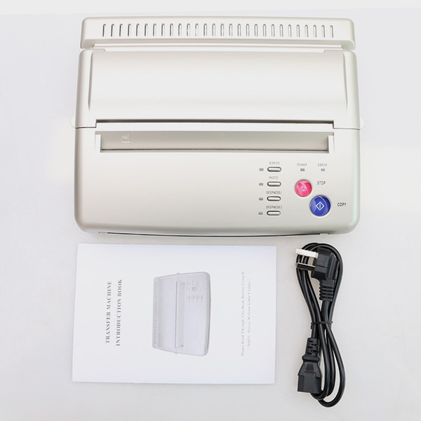 Sliver Tattoo Transfer A4 Transfer Paper Tattoo Copier Thermal Stencil Copy Machine Thermal Copier Stencil TC206