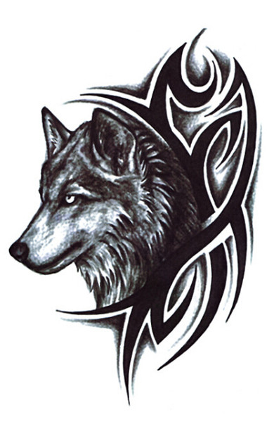 NEW ARRIVAL WOLF KING WOLF HAND TATTOOS Fast print on the body Easy to clean FREE SHIPPING