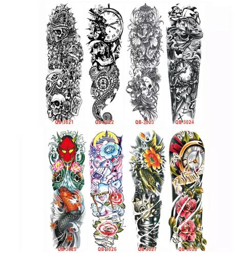 Wholesale 3D Beauty Makeup Waterproof Temporary Stickers For Men Women On His Arm Temporary Tattoos Sexy Product Transferable Tattoo