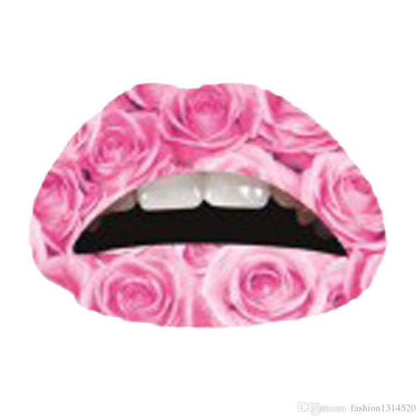 Temporary Lip Tattoo Stickers Lipstick Art Transfers Kiss Lips Body Art Beauty Makeup Waterproof Temporary Tattoo Stickers