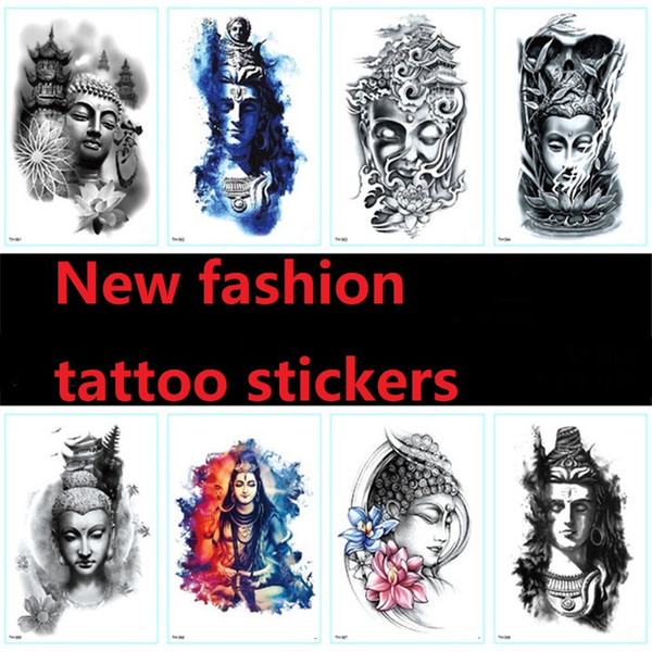 Fashion new flower arm tattoo stickers waterproof and environmentally friendly flower arm half arm tattoo can be customized to map SZ445