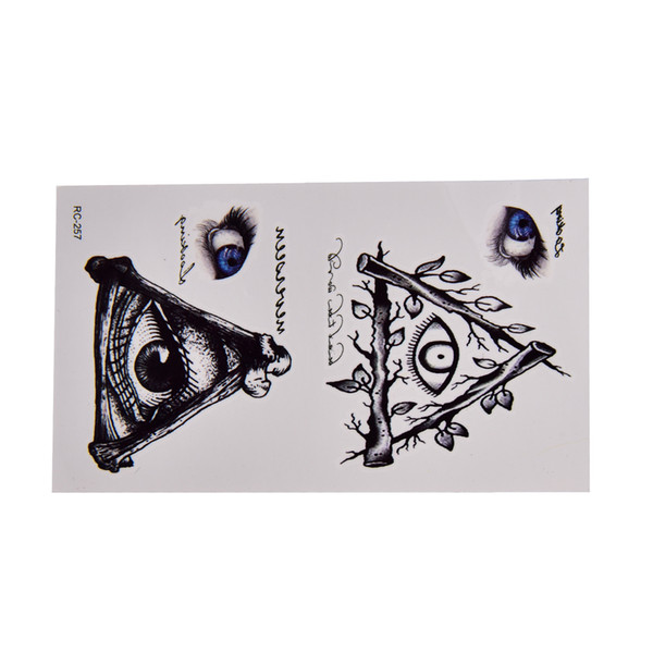 1pcs Water Transfer fake tattoo Fake Tattoo Eye Pattern Body Sleeve Art Waterproof Temporary Tattoo for Women Men