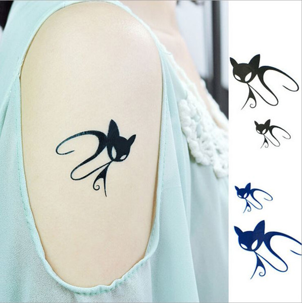 Sexy Waterproof Temporary Tattoo for Women Men, Unique Fashion Rose Flower Butterfly Cat Temporary Tattoo Makeup Tools Cheap