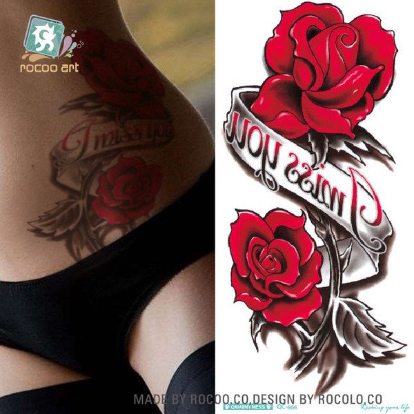 Wholesale-Green fashion tattoo stickers personalized photo studio self tattoo stickers wholesale custom tattoo stickers QC-666