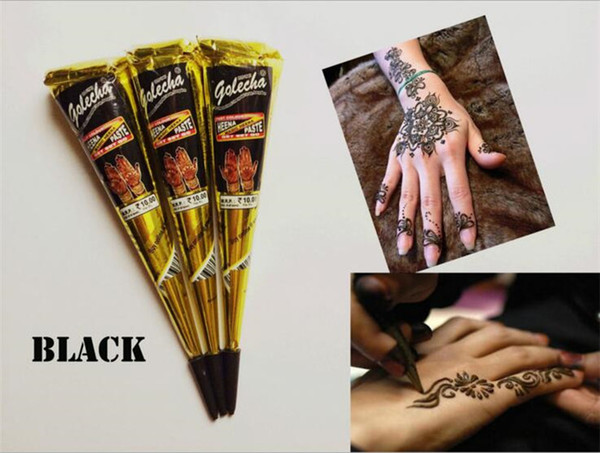 Natural Indian Henna Tattoo Art Paste Temporary Tattoo Wedding Dress Makeup Tools DIY Temporary Drawing Body Art X132