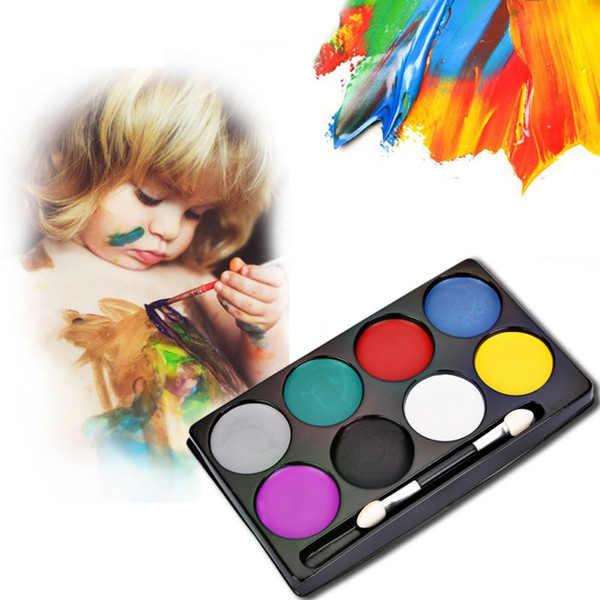 Flash Tattoo Face Body Paint Oil Painting Art Non-toxic Water Paint Oil Halloween Party Makeup Face Painting Set Halloween