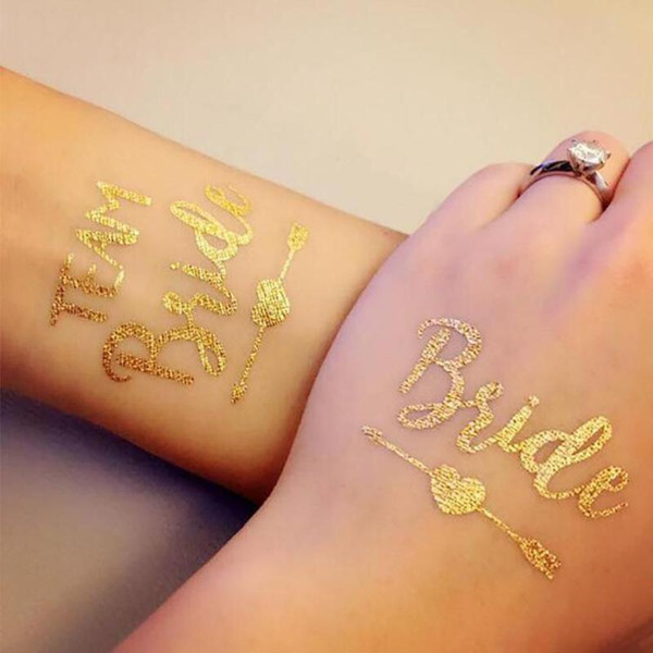 Funny Bone Products Bride Temporary Tattoo Bachelorette Party Accessories Bridesmaid Bridal Shower Wedding Decoration Party Decoration