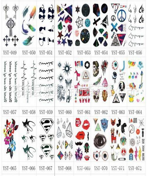 Body Art Pure Fresh English Alphabet Harajuku Skull Tattoo Paste Bride Party Weekend Temporary Tattoos Wedding