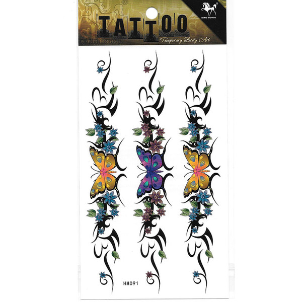 2019 Newest fashion brand new 10pcs/lot waterproof temporary body art tattoo sticker ladies Bracelet anklet tattoo drop shipping