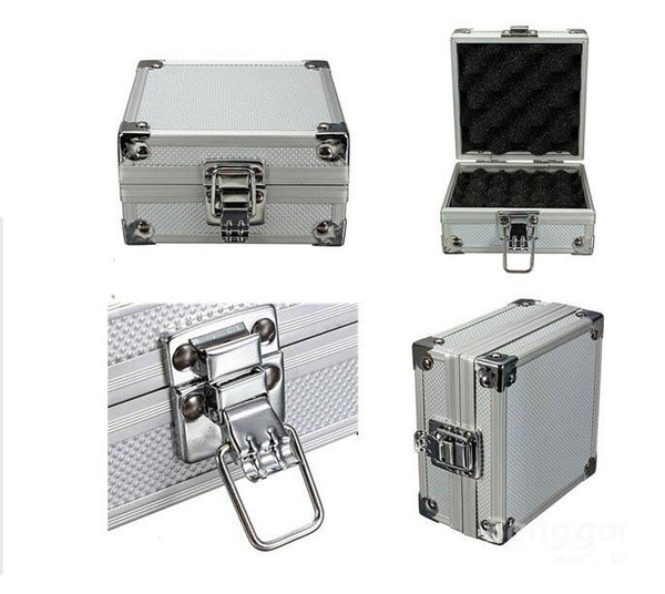 New Arrival High Grade Professional Aluminum Tattoo Machine Gun Box for Tattoo Machines Free Shipping TA222