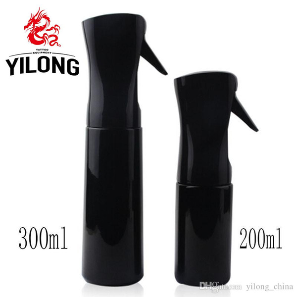 YILONG Premium Quality Aluminum Spray Bottle 1 Pcs 200 ML+1 Pcs 300ML for Professional Tattoo Green Soap Beauty Salon Tattoo Supplies