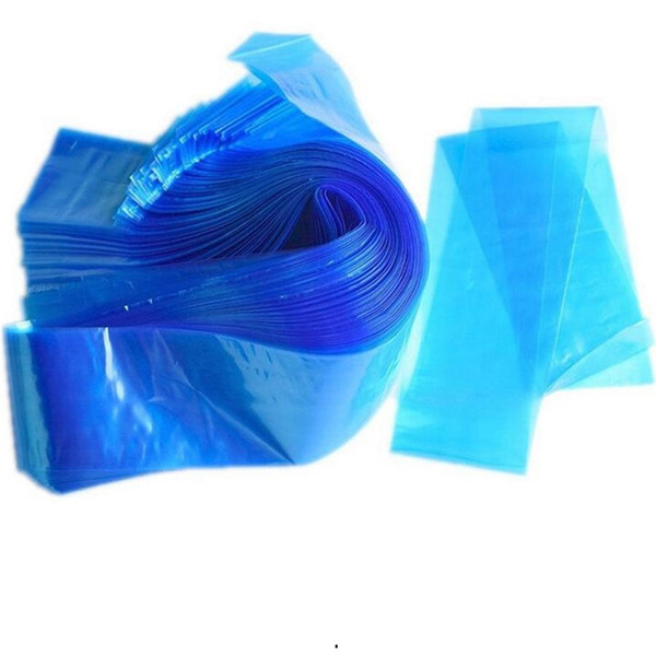 Pro Disposable Plastic Blue Tattoo Clip Cord Sleeves Cover Bag Professional Tattoo Accessory for Tattoo Machine Supply 100pcs/set R0547