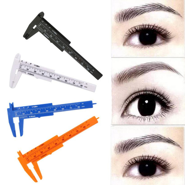 80mm Microblading Reusable Makeup Measure Eyebrow Guide Ruler Permanent Tools Tattoo accesories Levert Dropship Y703