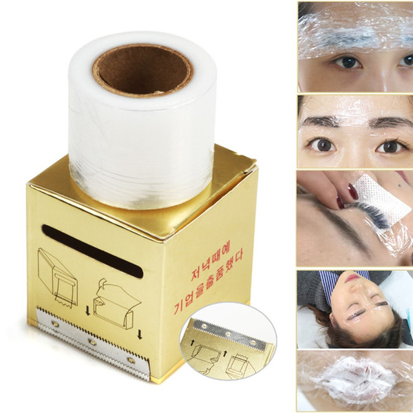 Disposable Microblading Plastic Wrap 42mm*200m Cling Film Permanent Makeup Eyebrow Liner Tattoo Protect Accessories Transparent Cover