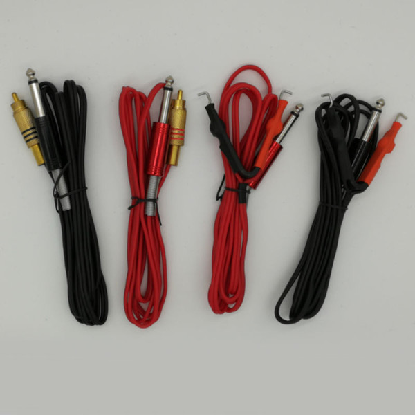 1.8m Simple Tattoo Clipcord with Copper Wire and quality Silicone Suitable Company for All Power Supply RCA Style Available