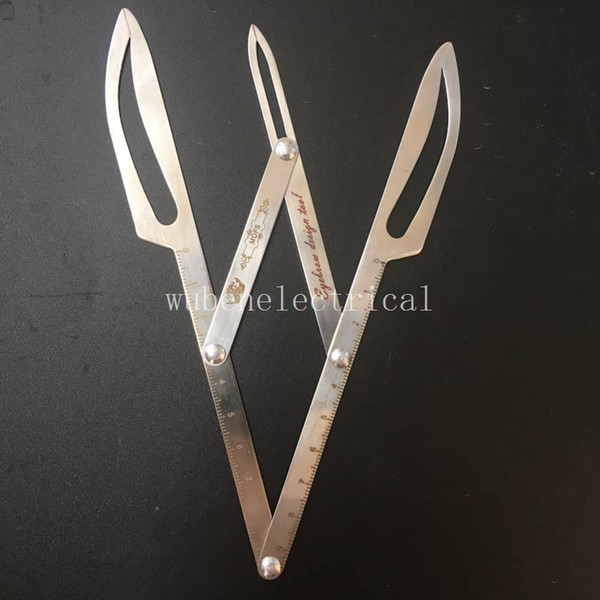 1 pcs Calipers Stencil For Microblading Permanent Makeup Design Golden Ratio Measure Calipers Stencil For Microblading