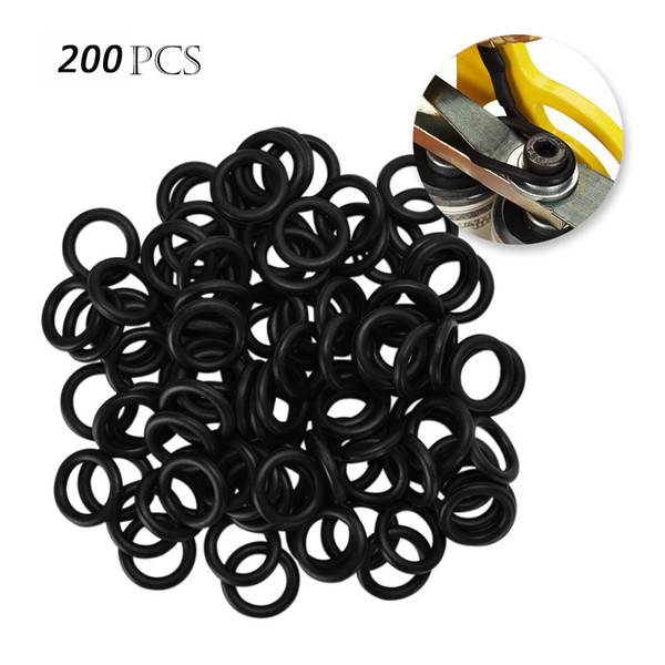 200PCS Shockproof Silicone Tattoo Rubber O-rings 13mm diameter For Tattoo Machine Springs part Black Supplies Body Art