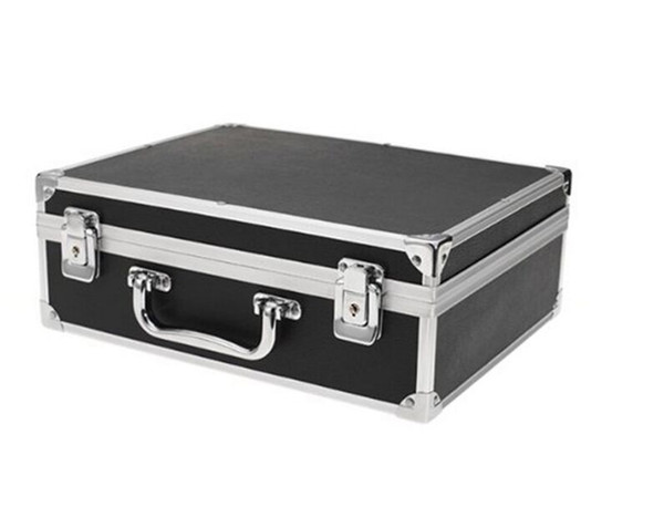 Sodial large tattoo kit carrying case with lock black toolbox dedicated work outside the box tattoo equipment