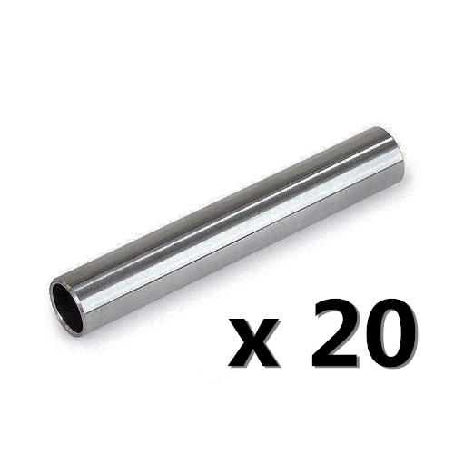 Wholesale-20 Pc Tattoo 304 Stainless Steel gun Machine Back Stem Tube Grip Tip Needle Supply