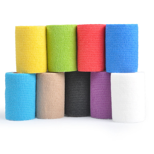 7.5cm*4.5m Health Care Treatment Gauze Tape Elastic Bandage camping tools survival kit First Aid Medical Self-Adhesive