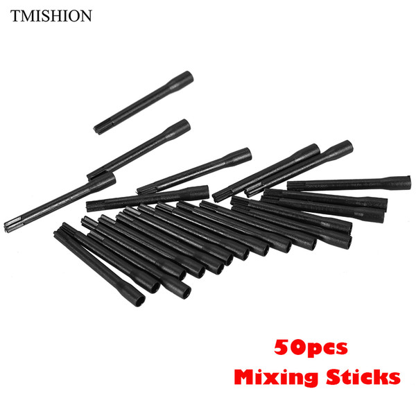 50Pcs Disposable Tattoo Ink Mixing Plastic Sticks Pigment Stirring Rod Stick Electric Coloring Machine Mixer Blender Accessories