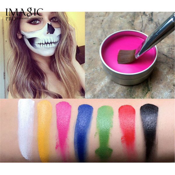 IMAGIC Face Body Paint Halloween Makeup Body Art Oil Painting for Party Cosplay Paint Tools Clown Pigments Temporary Tattoos Primer