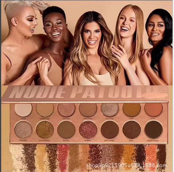 DHL free Cosmetics Laura Lee Los Angeles Nudie Patootie Eyeshadow New Makeup Eye Shadow Palette Shimmer Eyes