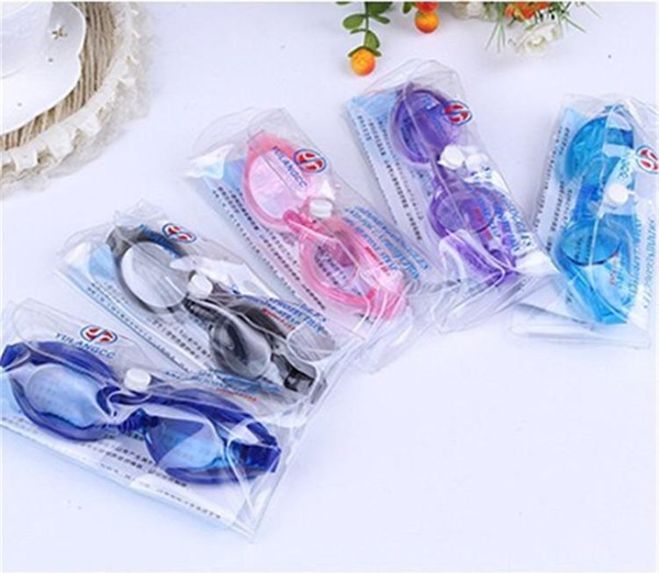 Children Kids Boys Girls Antifog Waterproof High Definition Swimming Goggles Diving Glasses With Earplugs Swim Eyewear Silicone dropshipping