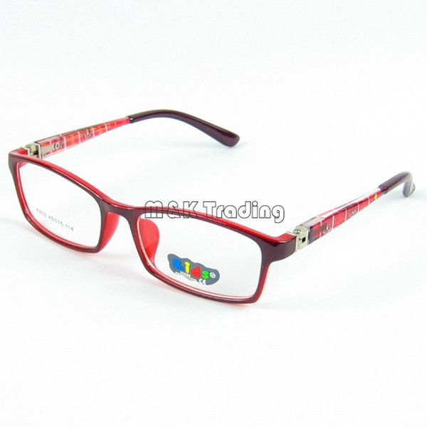 New Baby Eyeglasses Children Optical Frame Soft Material For Myopia Mix Colors Metal Spring Hinge 20pc