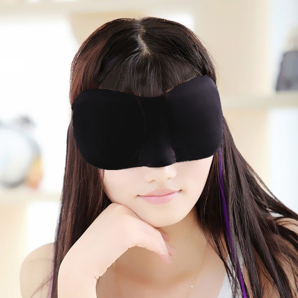 Travel Sleeping Comfort Rest 3D Eye Mask Sponge Eye Shade Cover Blinder Blindfold Eye Patch