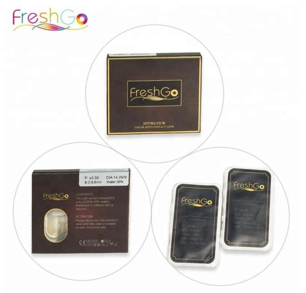 Freshgo Contact Lenses box multi Colors Contact Lens box Cosmetic Contact Lense case