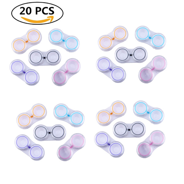 20pcs contact lens case colorful glasses case avoid water eyeglasses accessoris for glasses shop by dhoptical